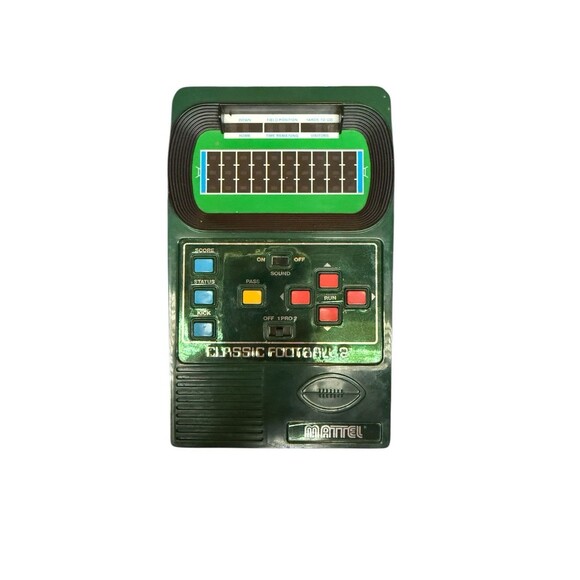 2002 Mattel - Retro Classic Football 2 Electronic Handheld Game - Tested Working - Picture 1 of 6